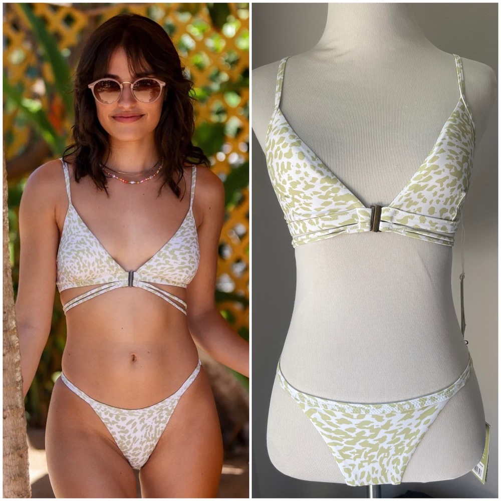 Sporti x Stef Corgel Daydream Cheetah Strappy Bikini